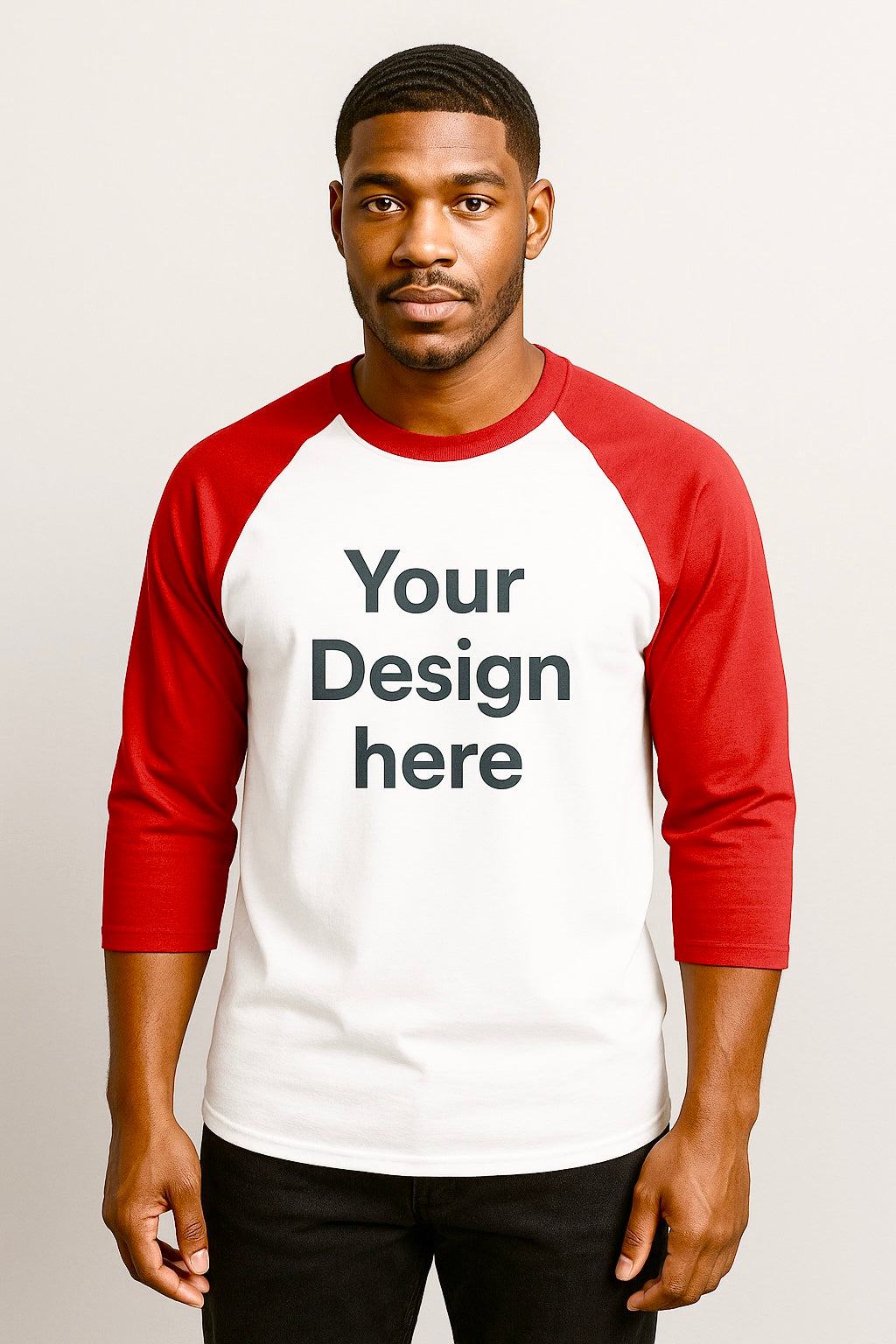 Gildan Heavy Cotton Adult 3/4 Raglan T-Shirt