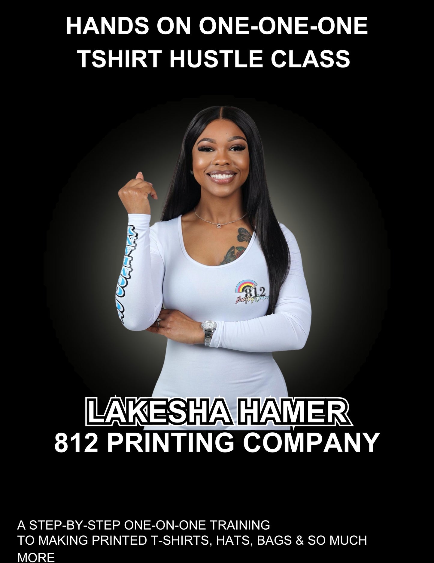 Hands ON one-on-one Tshirt Printing Class