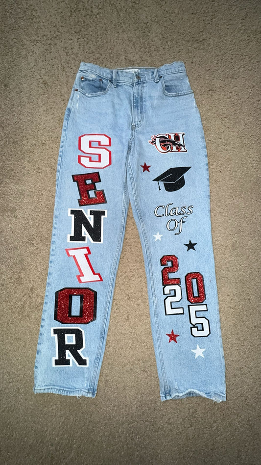 Custom Senior Jeans BYOJ (Bring Your Own Jeans)